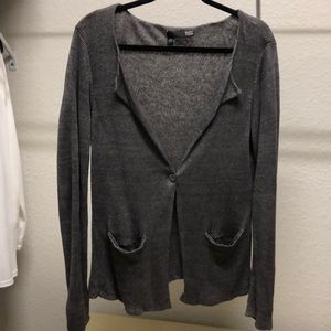 Eileen Fisher 100% Linen Blazer Sweater Sz M